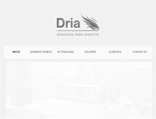 Tablet Screenshot of dria.es